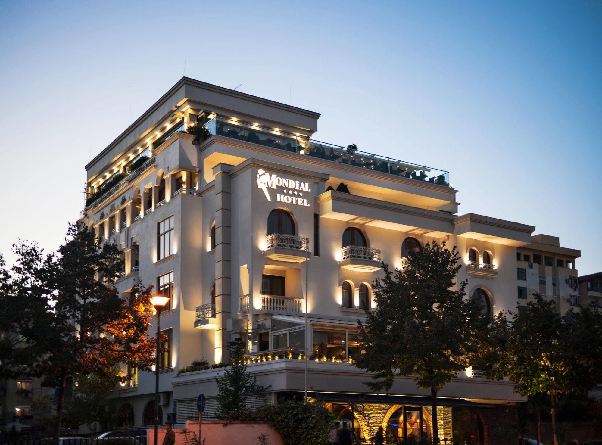 Mondial Hotel Тирана Экстерьер фото